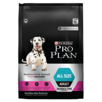 PRO PLAN Dog Adult Sensitive Skin & Stomach All Size Salmon Tuna 