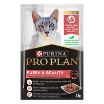 PRO PLAN Cat Makanan Basah Kucing Fussy Beauty Salmon