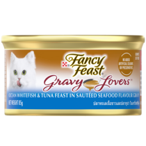 Fancy Feast – Gravy Lovers Ocean Whitefish & Tuna Feast in Sautèed Seafood Falvour Gravy
