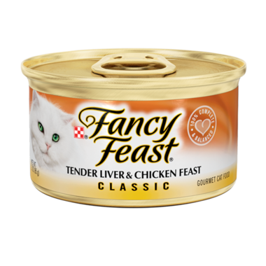 FANCY FEAST Adult Classic Tender Liver Chicken Wet Cat Food