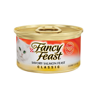 FANCY FEAST Adult Classic Savory Salmon Wet Cat Food
