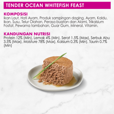 FANCY FEAST Kitten Classic Tender Ocean Whitefish Feast Wet Cat Food