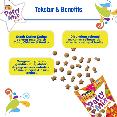 FRISKIES Party Mix Classic benefits