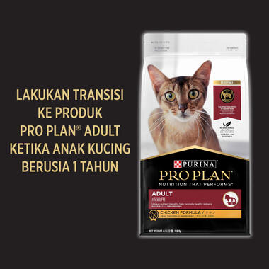 makanan kucing proplan kitten chicken formula